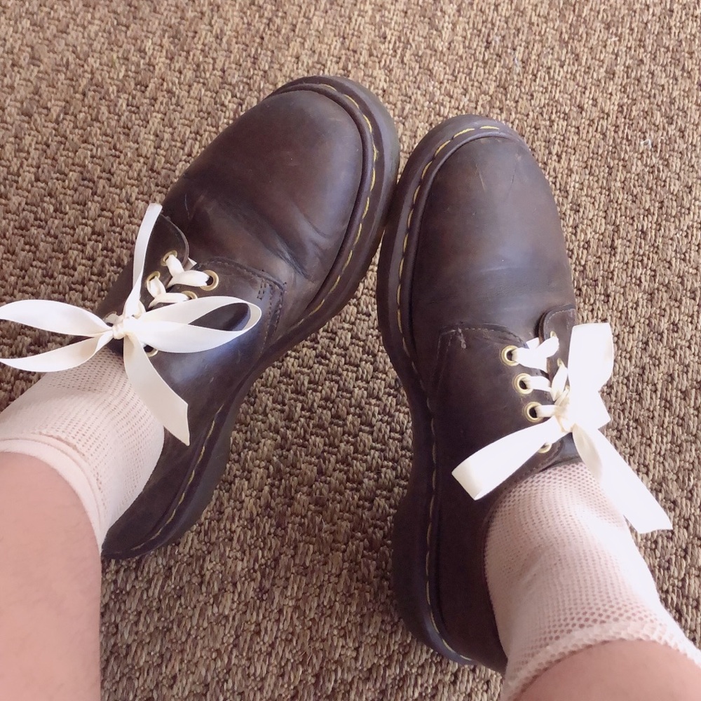 Vintage Brown Oxford Dr Martens